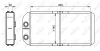 Wärmetauscher, Innenraumheizung NRF 54261 Bild Wärmetauscher, Innenraumheizung NRF 54261