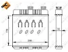 Wärmetauscher, Innenraumheizung NRF 54279 Bild Wärmetauscher, Innenraumheizung NRF 54279