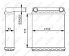 Wärmetauscher, Innenraumheizung NRF 54306 Bild Wärmetauscher, Innenraumheizung NRF 54306