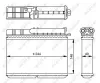 Wärmetauscher, Innenraumheizung NRF 54307 Bild Wärmetauscher, Innenraumheizung NRF 54307