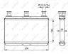 Wärmetauscher, Innenraumheizung NRF 54311 Bild Wärmetauscher, Innenraumheizung NRF 54311