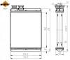 Wärmetauscher, Innenraumheizung NRF 54359 Bild Wärmetauscher, Innenraumheizung NRF 54359