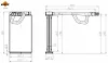 Wärmetauscher, Innenraumheizung NRF 54370 Bild Wärmetauscher, Innenraumheizung NRF 54370