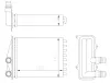 Wärmetauscher, Innenraumheizung NRF 54412 Bild Wärmetauscher, Innenraumheizung NRF 54412