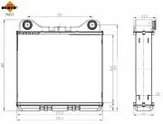 Wärmetauscher, Innenraumheizung NRF 54421