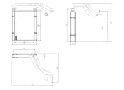 Wärmetauscher, Innenraumheizung NRF 54435