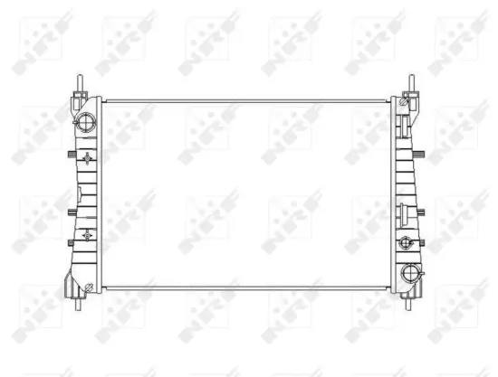 Kühler, Motorkühlung NRF 54503 Bild Kühler, Motorkühlung NRF 54503