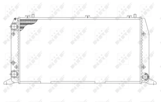 Kühler, Motorkühlung NRF 54602 Bild Kühler, Motorkühlung NRF 54602