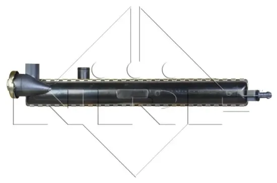 Kühler, Motorkühlung NRF 54641 Bild Kühler, Motorkühlung NRF 54641