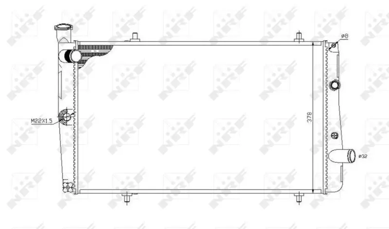 Kühler, Motorkühlung NRF 54669