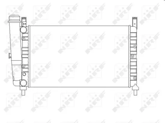 Kühler, Motorkühlung NRF 54701 Bild Kühler, Motorkühlung NRF 54701