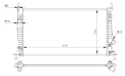 Kühler, Motorkühlung NRF 550014