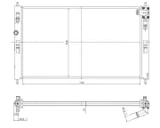 Kühler, Motorkühlung NRF 550023