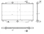 Kühler, Motorkühlung NRF 550024