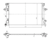 Kühler, Motorkühlung NRF 550035