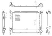 Kühler, Motorkühlung NRF 550039