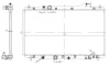 Kühler, Motorkühlung NRF 550040 Bild Kühler, Motorkühlung NRF 550040