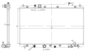 Kühler, Motorkühlung NRF 550040