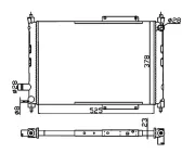 Kühler, Motorkühlung NRF 55326A