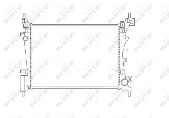 Kühler, Motorkühlung NRF 55340 Bild Kühler, Motorkühlung NRF 55340