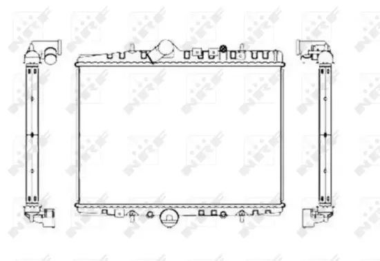 Kühler, Motorkühlung NRF 55346 Bild Kühler, Motorkühlung NRF 55346