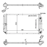 Kühler, Motorkühlung NRF 56007