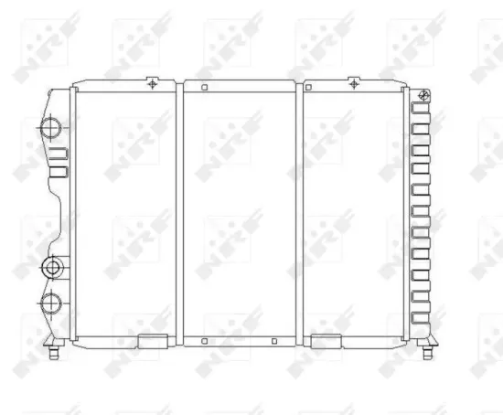 Kühler, Motorkühlung NRF 58083 Bild Kühler, Motorkühlung NRF 58083