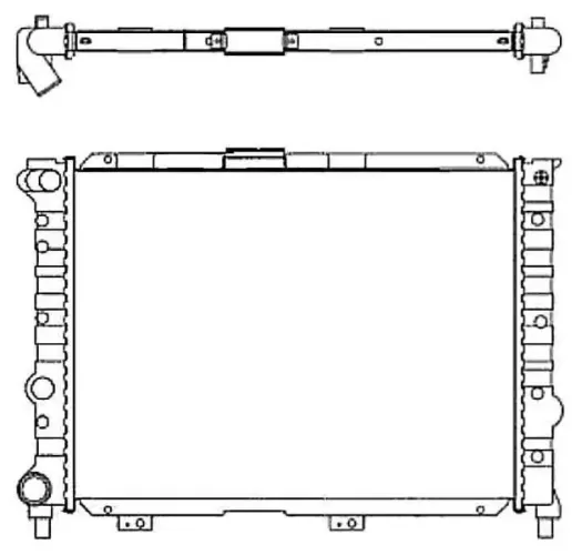 Kühler, Motorkühlung NRF 58114 Bild Kühler, Motorkühlung NRF 58114