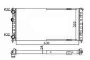 Kühler, Motorkühlung NRF 58135