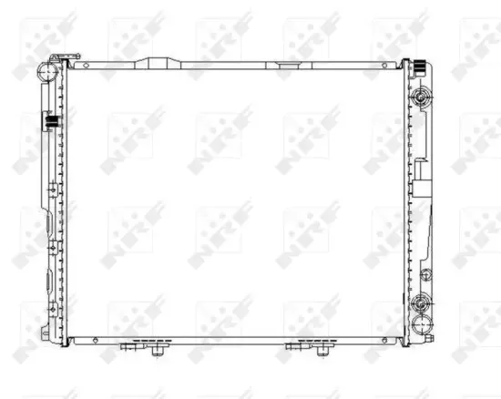 Kühler, Motorkühlung NRF 58156 Bild Kühler, Motorkühlung NRF 58156