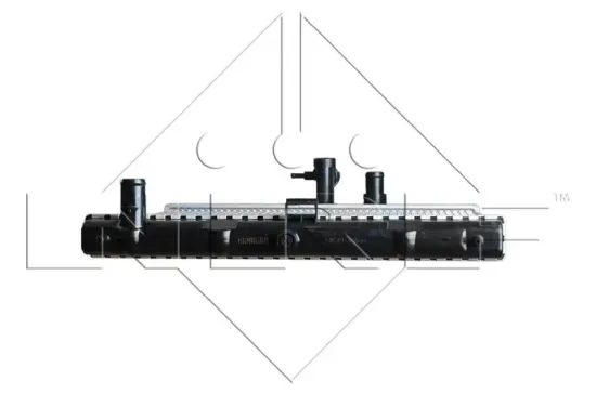 Kühler, Motorkühlung NRF 58187 Bild Kühler, Motorkühlung NRF 58187