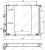 Kühler, Motorkühlung NRF 58209 Bild Kühler, Motorkühlung NRF 58209