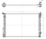 Kühler, Motorkühlung NRF 58242A