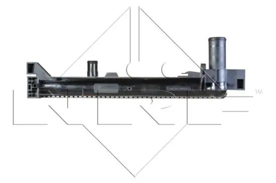 Kühler, Motorkühlung NRF 58263A Bild Kühler, Motorkühlung NRF 58263A