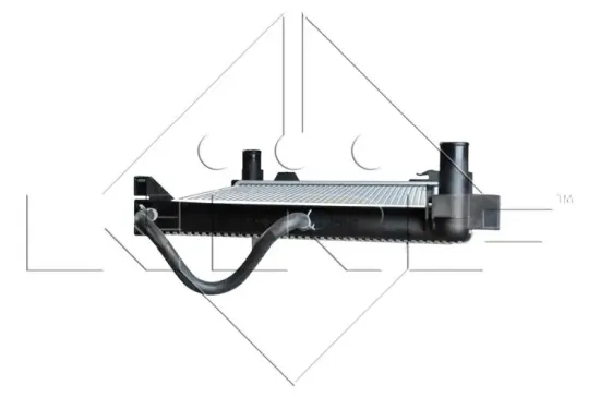 Kühler, Motorkühlung NRF 58263 Bild Kühler, Motorkühlung NRF 58263