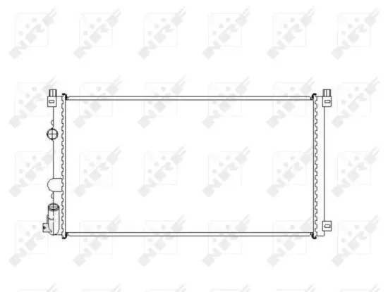 Kühler, Motorkühlung NRF 58322 Bild Kühler, Motorkühlung NRF 58322