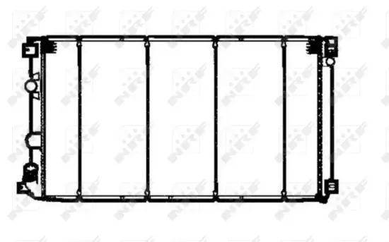 Kühler, Motorkühlung NRF 58324 Bild Kühler, Motorkühlung NRF 58324