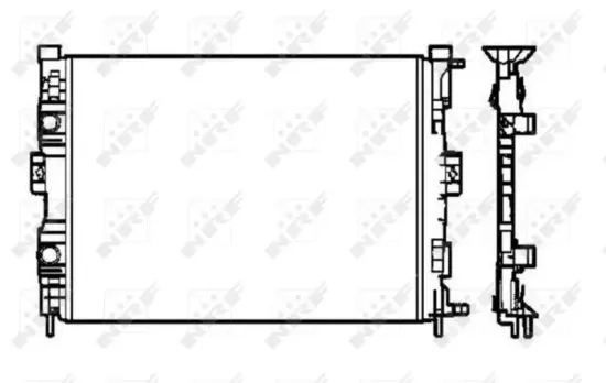 Kühler, Motorkühlung NRF 58328 Bild Kühler, Motorkühlung NRF 58328