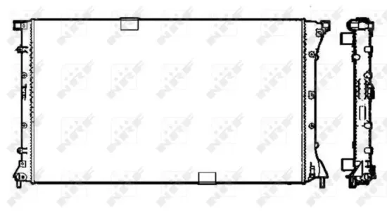 Kühler, Motorkühlung NRF 58331 Bild Kühler, Motorkühlung NRF 58331