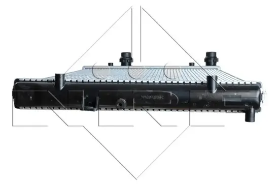 Kühler, Motorkühlung NRF 58334 Bild Kühler, Motorkühlung NRF 58334