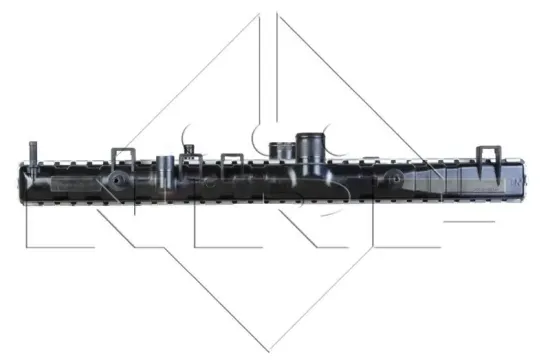 Kühler, Motorkühlung NRF 58347 Bild Kühler, Motorkühlung NRF 58347