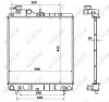 Kühler, Motorkühlung NRF 58354 Bild Kühler, Motorkühlung NRF 58354