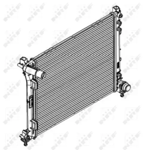 Kühler, Motorkühlung NRF 58428 Bild Kühler, Motorkühlung NRF 58428