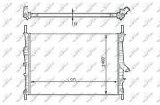 Kühler, Motorkühlung NRF 58441