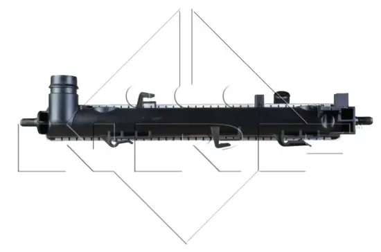 Kühler, Motorkühlung NRF 58451 Bild Kühler, Motorkühlung NRF 58451