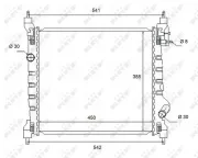 Kühler, Motorkühlung NRF 58454