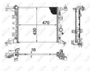 Kühler, Motorkühlung NRF 58477