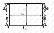 Kühler, Motorkühlung NRF 58490