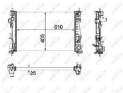 Kühler, Motorkühlung NRF 58492