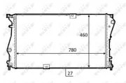 Kühler, Motorkühlung NRF 58498